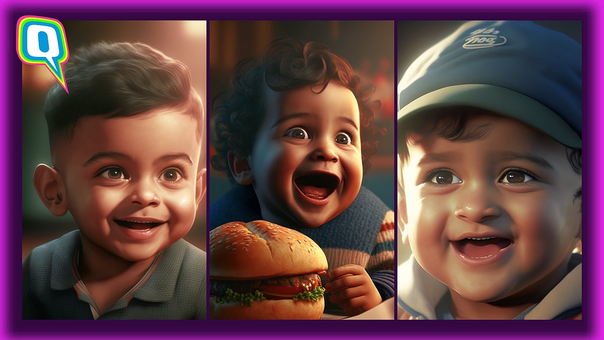 <div class="paragraphs"><p>Artist's imagines Virat Kohli, Rohit Sharma and MS Dhoni as toddlers</p></div>