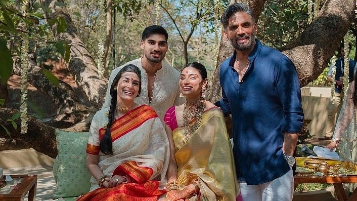<div class="paragraphs"><p>A photo from Athiya Shetty-KL Rahul wedding.&nbsp;</p></div>