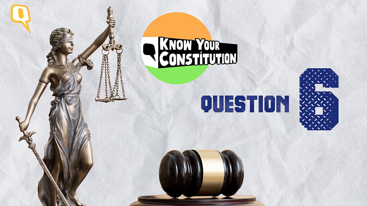 <div class="paragraphs"><p>Welcome to the Know Your Constitution Daily Quiz by The Quint.</p></div>