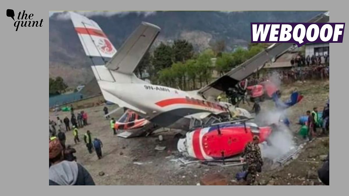 <div class="paragraphs"><p>Fact-Check |This picture is old and unrelated to the recent plane crash that happened in Nepal on 15 January. </p></div>