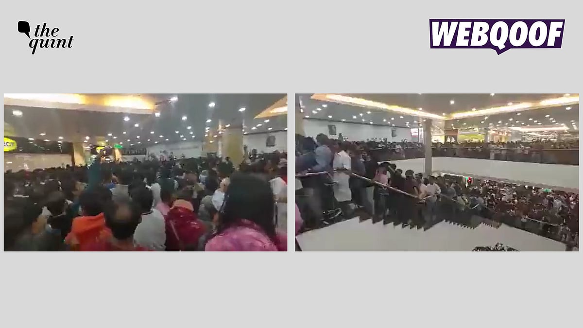 <div class="paragraphs"><p>Fact-check: The video does not show a crowd gathered to watch <em>Pathaan</em> in Haridwar. The video dates back to 2022 and is from LuLu mall, Kerala. </p></div>