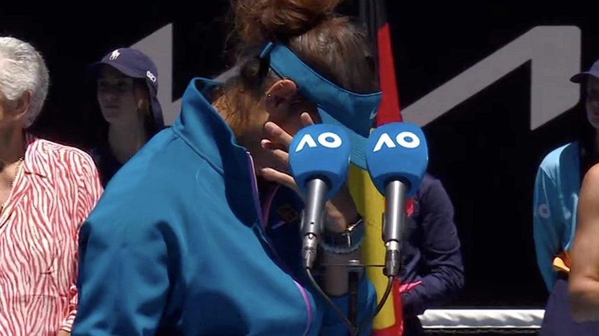 <div class="paragraphs"><p>Sania Mirza got emotional while speaking after her mixed doubles final loss at the 2023 Australian Open.</p></div>