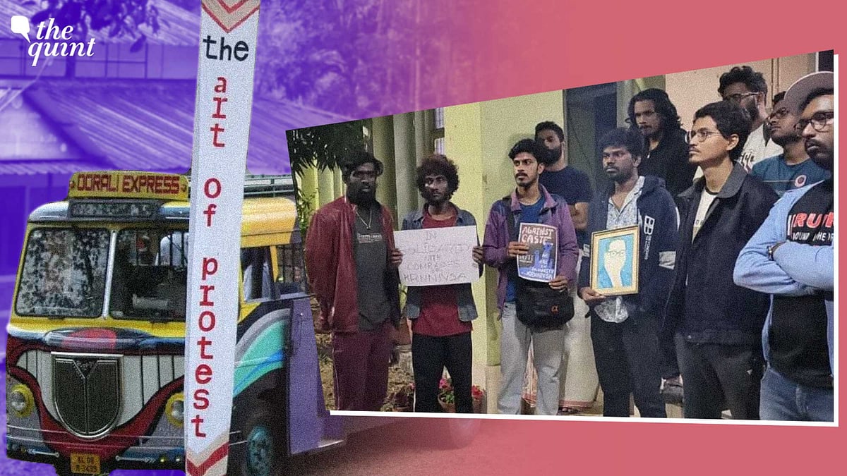<div class="paragraphs"><p>Oorali Band was also part of the 'Art for Protest' at the film school. </p></div>