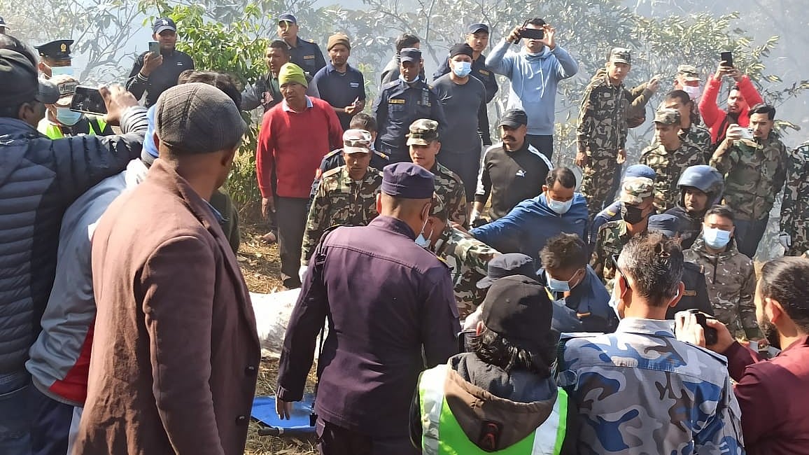 <div class="paragraphs"><p>At least 68 people on board <a href="https://www.thequint.com/news/india/yeti-airlines-aircraft-crashes-in-nepal#read-more">Yeti Airlines</a> aircraft were confirmed dead, after the flight crashed into a river gorge in Nepal on Sunday, 15 January, minutes before landing at Pokhara International Airport.</p></div>