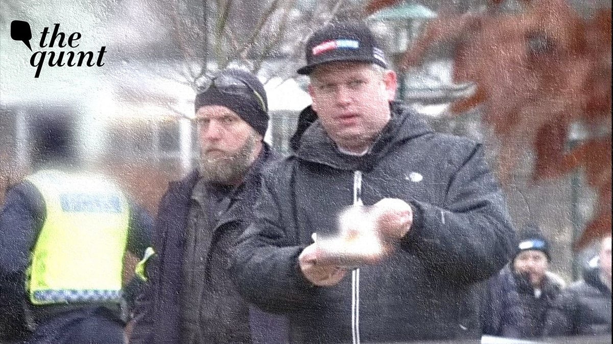 <div class="paragraphs"><p>Rasmus Paludan carried out the burning of a copy of the holy book in Stockholm on Saturday.</p></div>