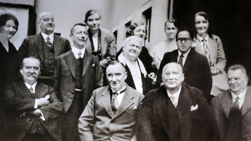 <div class="paragraphs"><p>This image shows BR Ambedkar at LSE, pictured middle row far right (c. 1916-17). </p></div>