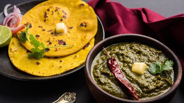 <div class="paragraphs"><p>Makke ki roti with Sarso ka saag is a staple in North India during winters. </p></div>