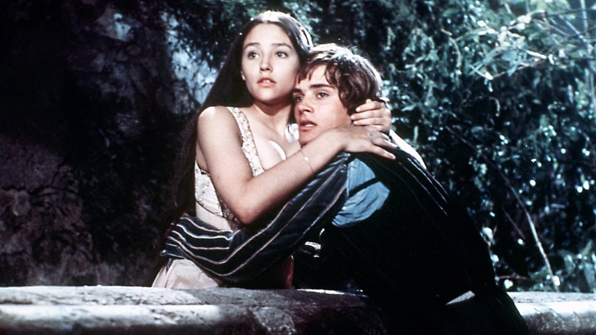 <div class="paragraphs"><p>Olivia Hussey and Leonard Whiting in a still from<em> Romeo and Juliet</em> (1968).</p></div>