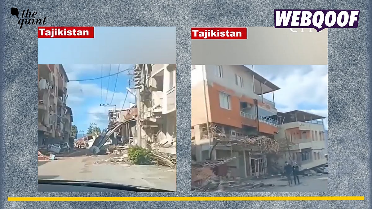<div class="paragraphs"><p>Fact-check: An old video of destruction caused due to earthquake in Turkey is going viral as a recent video from Tajikistan. </p></div>