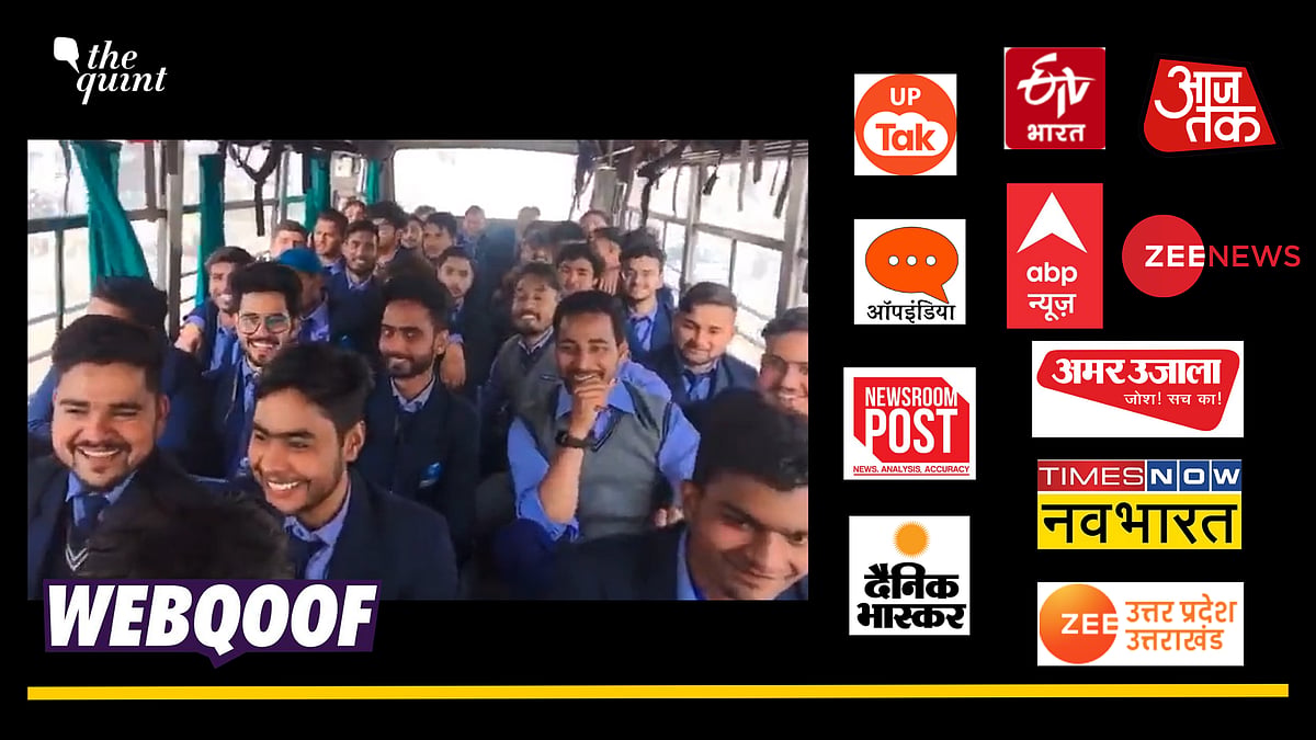 <div class="paragraphs"><p>Fact-check: A video is going viral with a false claim that the students raised pro-Pakistani slogans.</p></div>