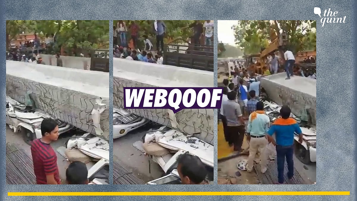 <div class="paragraphs"><p>Fact-Check: This video is from a flyover collapse in Varanasi.&nbsp;</p></div>