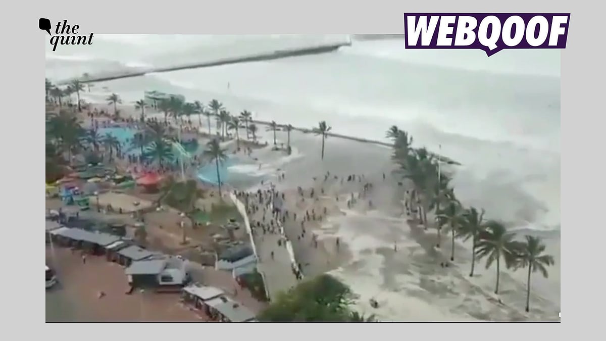 <div class="paragraphs"><p>The video is being shared with the false claim that it shows a tsunami hitting Turkey after the recent earthquakes.</p></div>