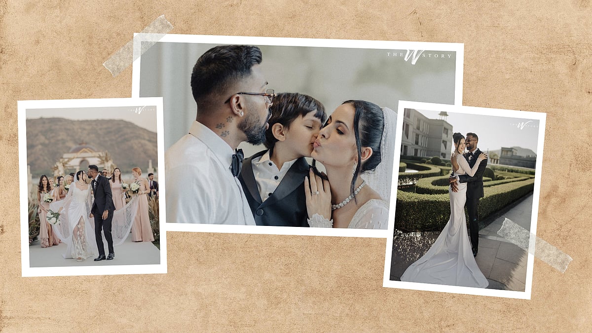<div class="paragraphs"><p>Hardik Pandya re-married his wife&nbsp;Natasa Stankovic in Udaipur on 14 Feb, 2023.</p></div>
