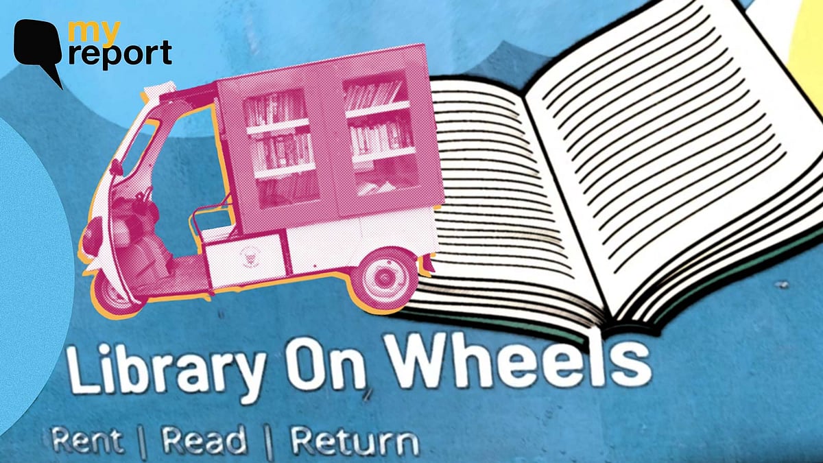 <div class="paragraphs"><p>In Punjab's Hoshiarpur, an E-Rickshaw has been modified with shelves has been made into a mobile library.</p></div>