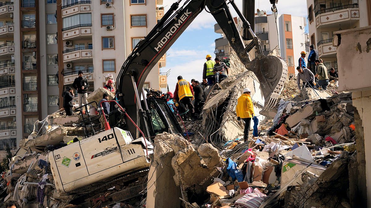 <div class="paragraphs"><p>The death toll in Turkey and neighbouring Syria after the earthquake crossed 12,000 on Wednesday.</p></div>
