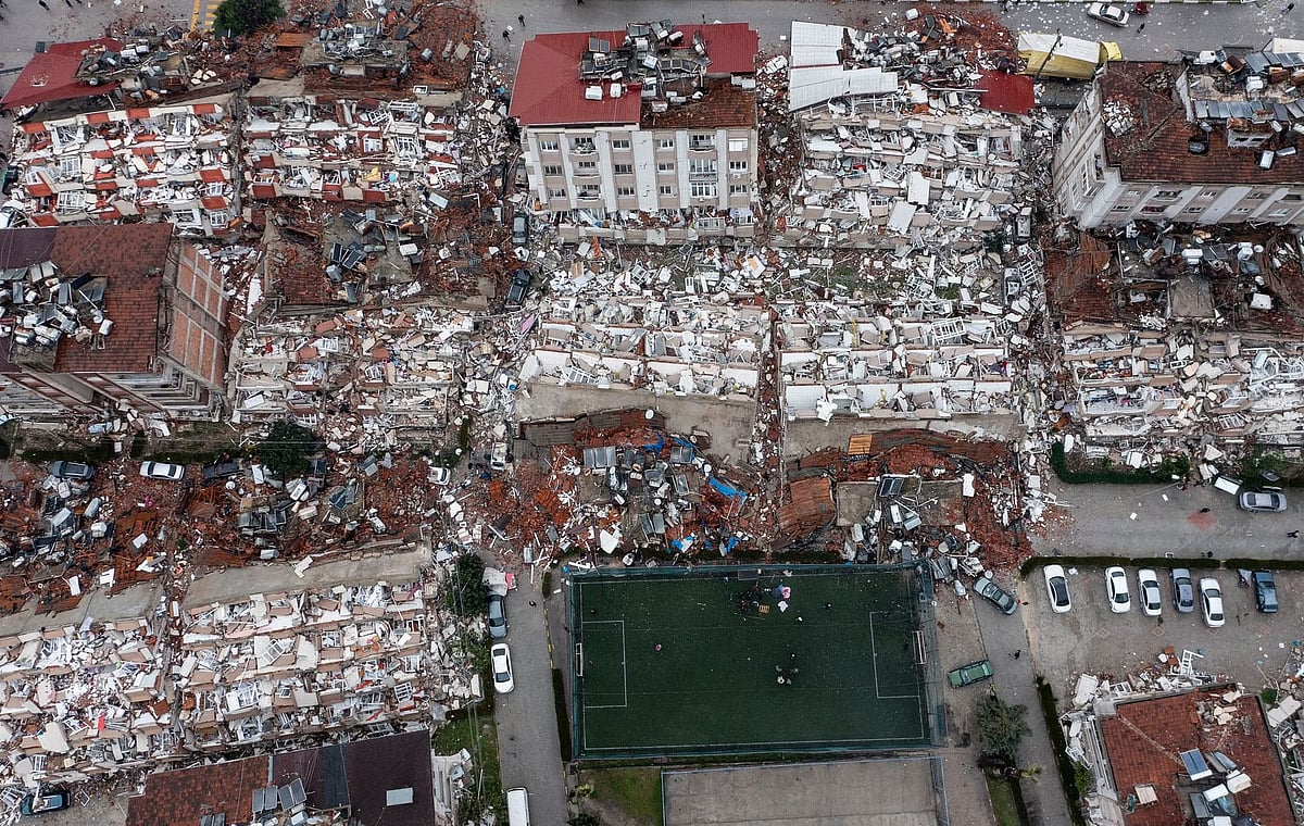 <div class="paragraphs"><p>The earthquake occurred at 04:17 local time (06:47 IST) at a depth of 17.9 kilometres near the city of Gaziantep, as per the US Geological Survey. Another strong tremor of magnitude 7.5 shook the region in the afternoon. At least 35 aftershocks have rocked the region since the early morning quake of 7.8.</p></div>