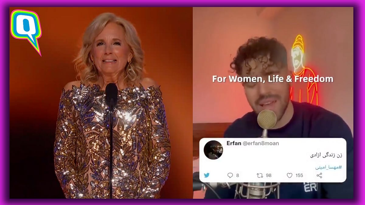 <div class="paragraphs"><p>'Baraye' written by&nbsp;Shervin Hajipour in the aftermath of the Iranian <a href="https://www.thequint.com/neon/gender/iran-morality-police-abolition-fake-news-or-not-citizens-speak#read-more">protests</a>, won the Grammys 2023.&nbsp;</p></div>