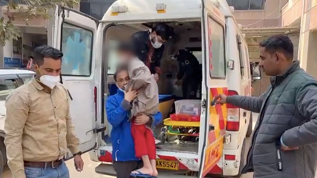 <div class="paragraphs"><p>The woman neither allowed her son to venture out, nor her husband to enter the house to meet them, the Gurugram Police said.</p></div>