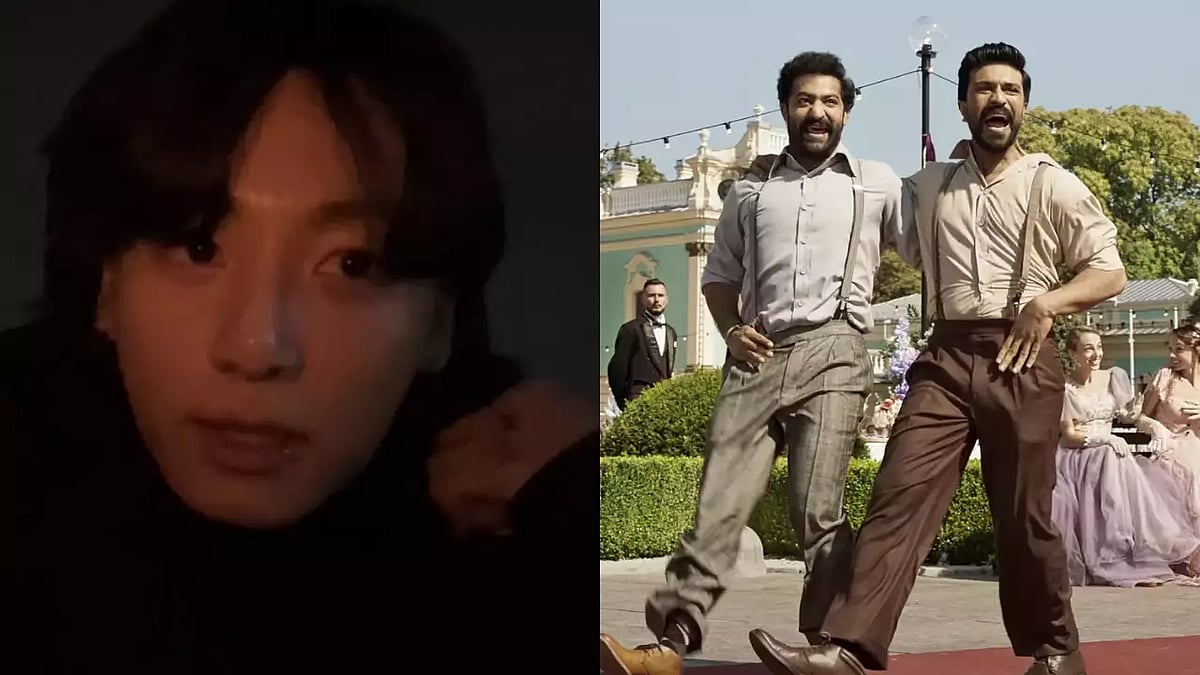 <div class="paragraphs"><p>BTS' Jungkook tries out the hook step from 'Naatu Naatu' </p></div>