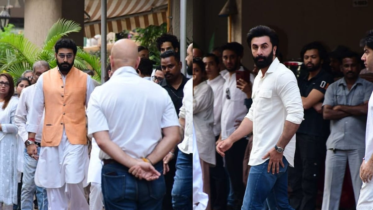 <div class="paragraphs"><p>Ranbir Kapoor, Abhishek Bachcan arrive at Satish Kaushik's House.&nbsp;</p></div>