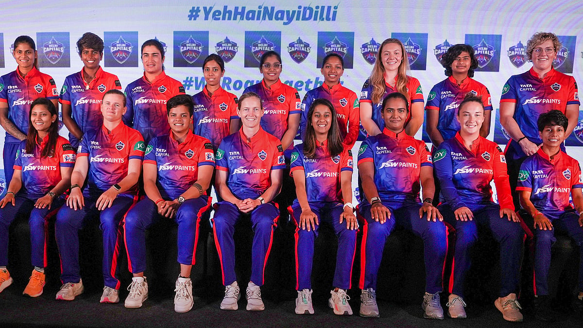 <div class="paragraphs"><p>Delhi Capitals players at a press meet ahead of WPL 2023.</p></div>