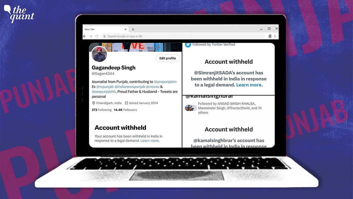 <div class="paragraphs"><p>Twitter accounts of several Punjab based journalists and Sangrur MP Bhagwant Mann have been withheld in India. </p></div>