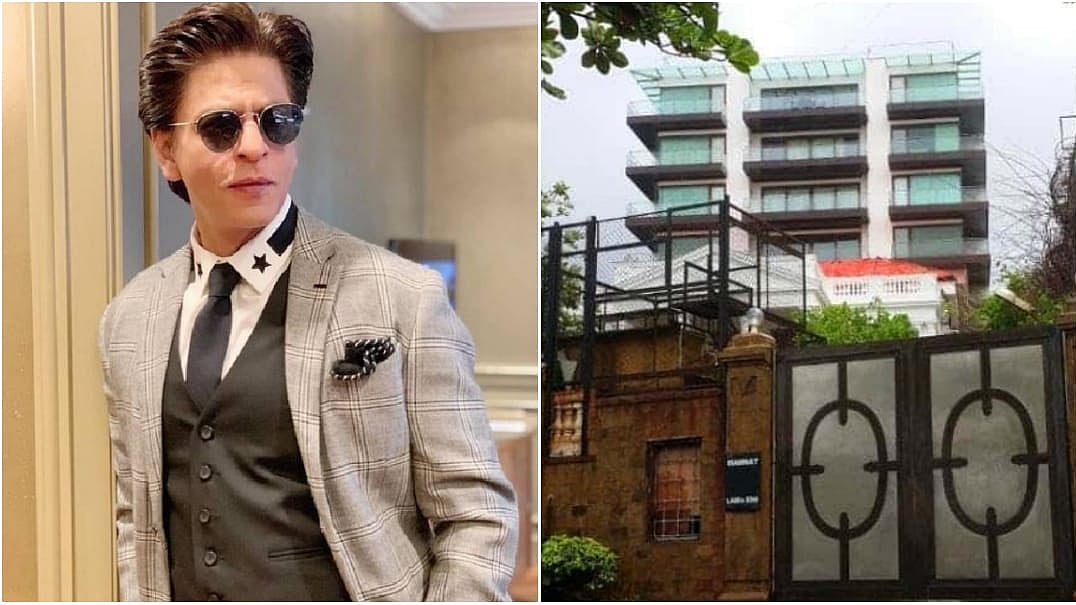 <div class="paragraphs"><p>Two men were detained from SRK's Mannat for trespassing. </p></div>
