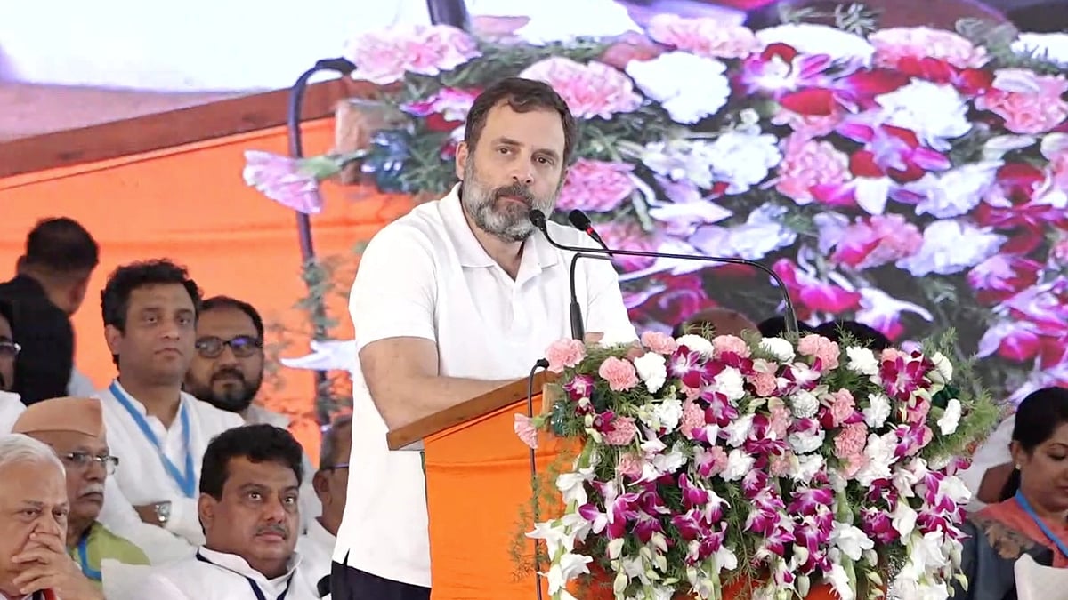 <div class="paragraphs"><p>Congress MP Rahul Gandhi in Karnataka's Belagavi.</p></div>