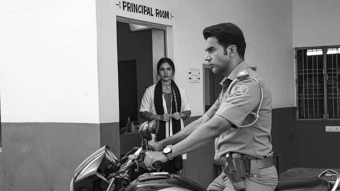 <div class="paragraphs"><p>Rajkummar Rao & Bhumi Pednekar in a still from<em> Bheed.</em></p></div>