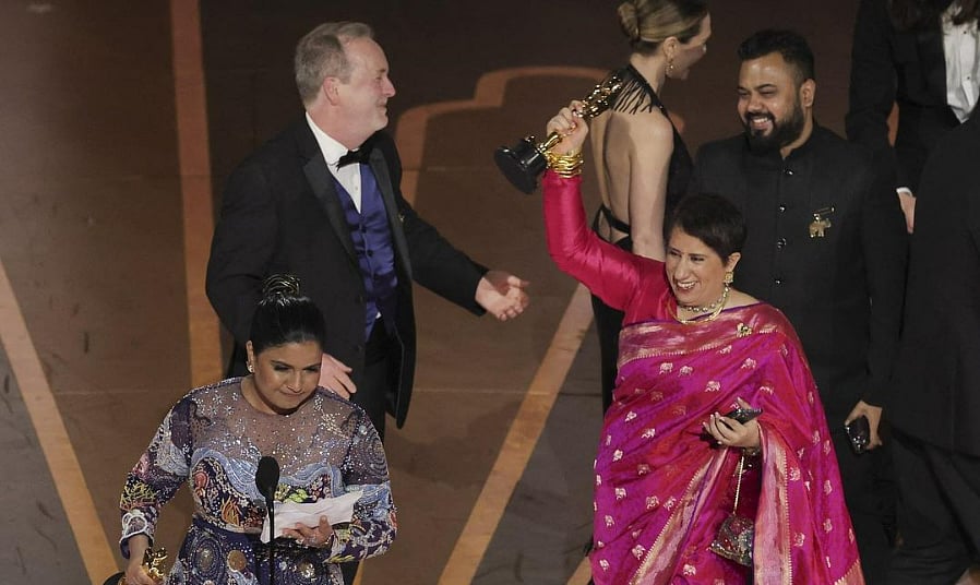<div class="paragraphs"><p>Guneet Monga On The Elephant Whisperers' Oscar Win.&nbsp;</p></div>
