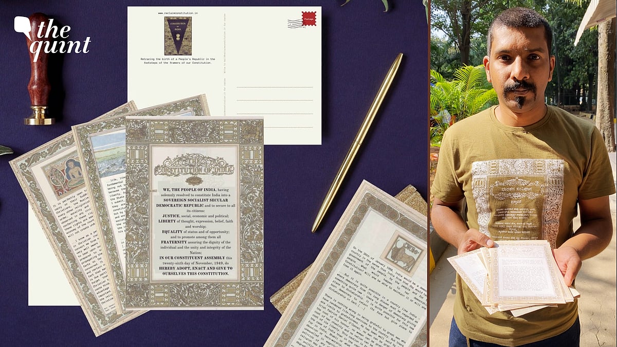 <div class="paragraphs"><p>It was finally in 2023 that his plan came to fruiton with Vinay Kumar distributing the postcards near the Constitution Circle in Yeshwanthpur at 11 am, alongside a Preamble reading event, after which he distributed the same at Church Street.</p></div>