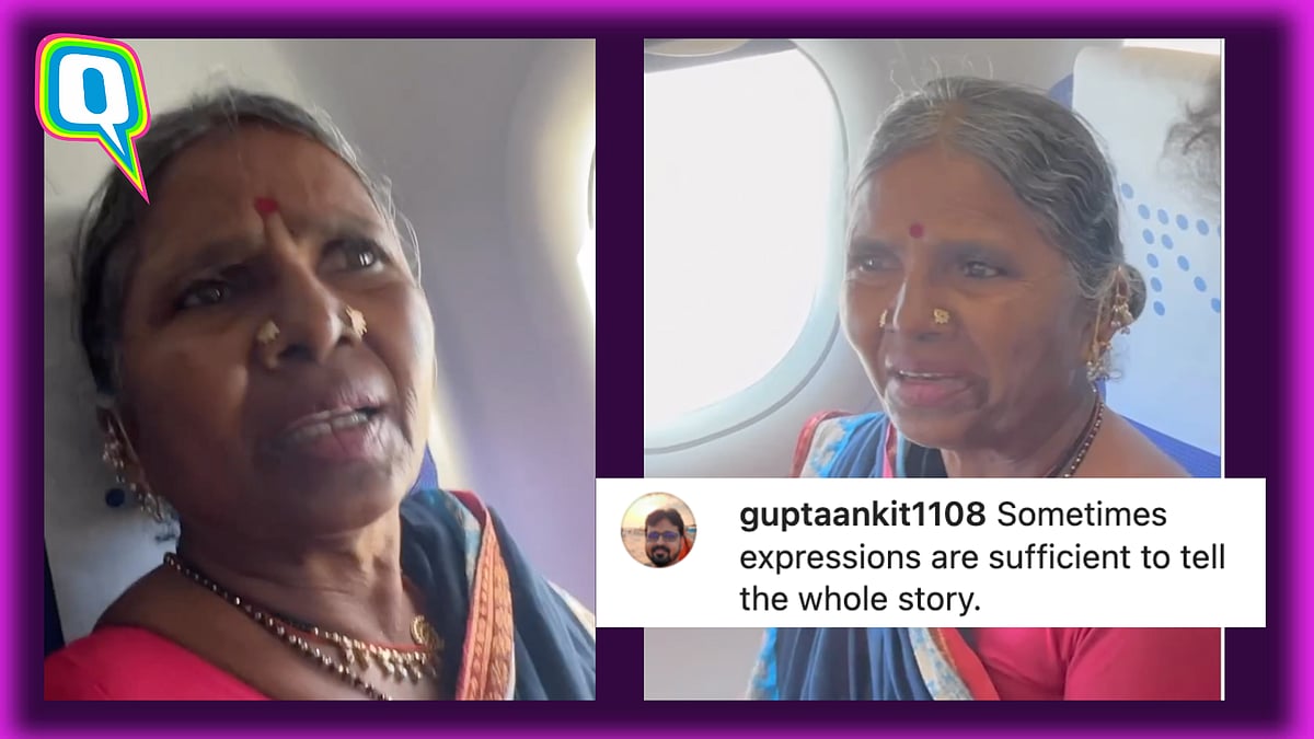 <div class="paragraphs"><p>Milkuri Gangavva, an Indian Youtuber, and comedian from Telangana took her first flight at 62. </p></div>