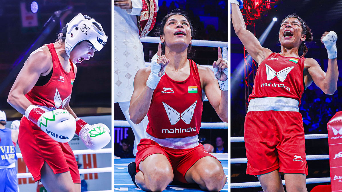 <div class="paragraphs"><p>Nikhat Zareen won her second World Championship title after beating Nguyen Thi Tam of Vietnam 5-0.</p></div>