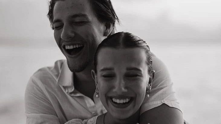 <div class="paragraphs"><p>Millie Bobby Brown and her boyfriend Jake Bongiovi get engaged.</p></div>