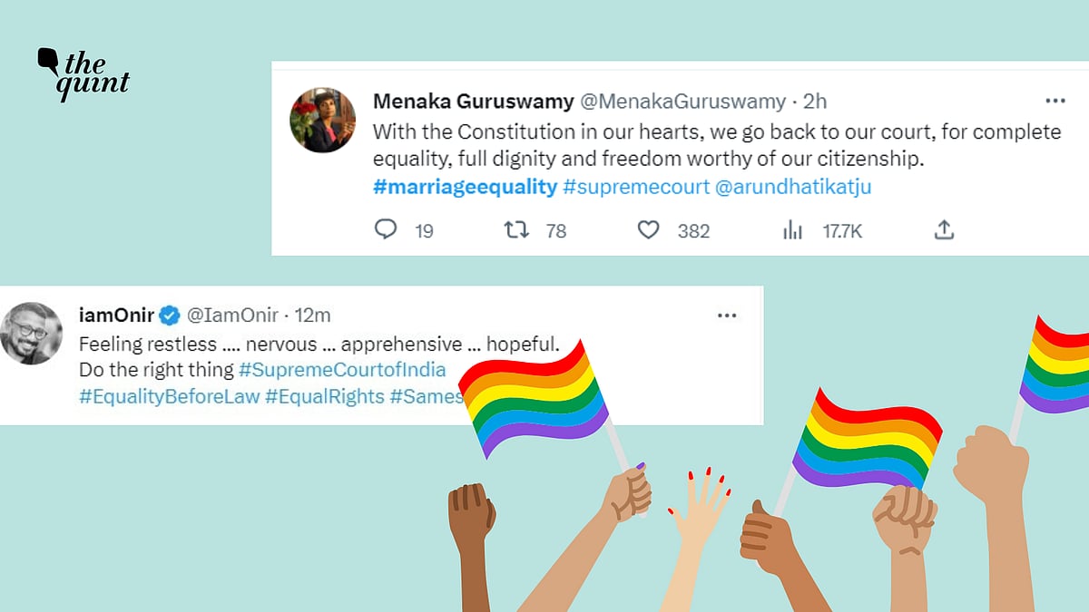 <div class="paragraphs"><p>Ahead of the SC hearing, petitioners, lawyers, and the queer community tweeted to share their nervousness and excitement about the hearing.</p></div>