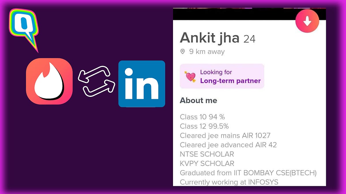 <div class="paragraphs"><p>Desi man turned his Tinder bio into LinkedIn, netizens react</p></div>