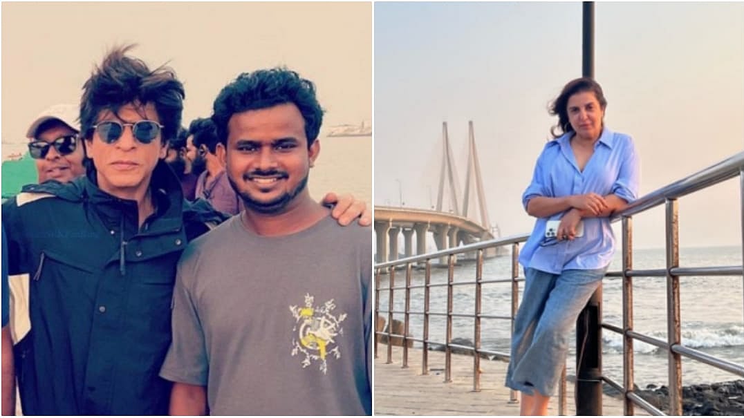 <div class="paragraphs"><p>Shah Rukh Khan &amp; Farah Khan's Pics From a Shoot in Mumbai Leaked</p></div>