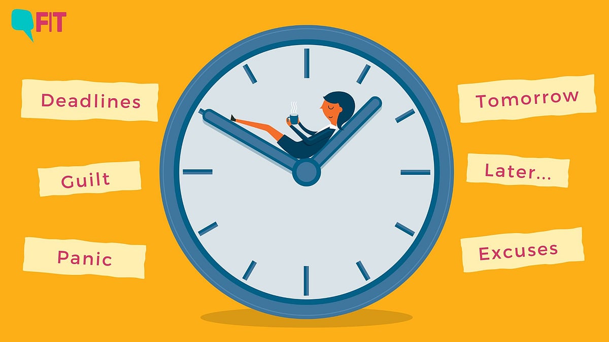 <div class="paragraphs"><p>Procrastination: A girl leisurely sipping tea on a clock.</p></div>