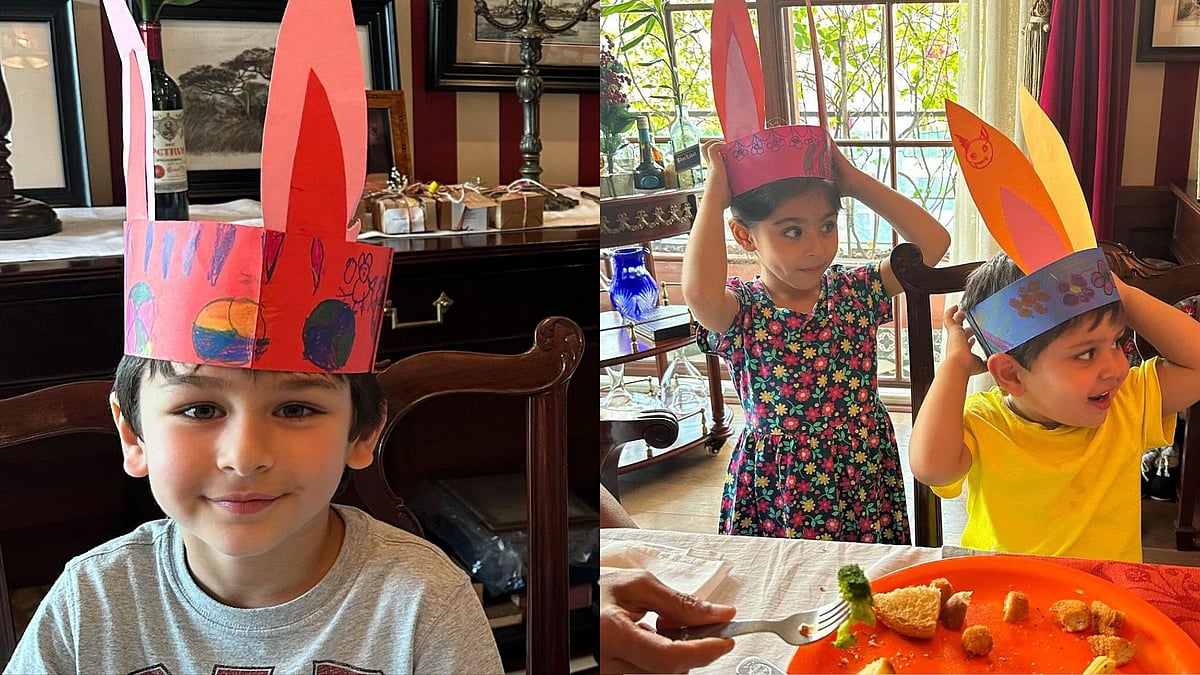 <div class="paragraphs"><p>In Pics: Kareena Kapoor Celebrates Easter With 'Easter Bunnies' Taimur & Jeh </p></div>