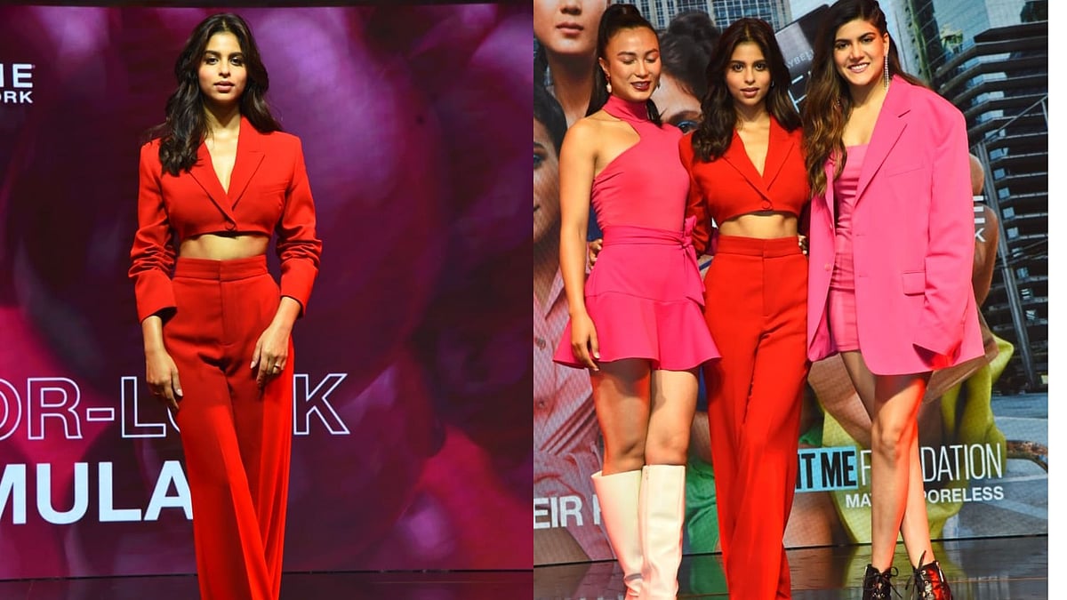 <div class="paragraphs"><p>In Pics: Suhana Khan Dazzles In Red at Mumbai Event </p></div>