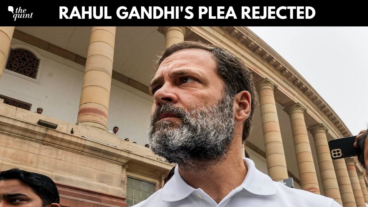 <div class="paragraphs"><p>'Modi Surname' Case: Surat Court Rejects Rahul Gandhi's Plea to Stay Conviction</p></div>