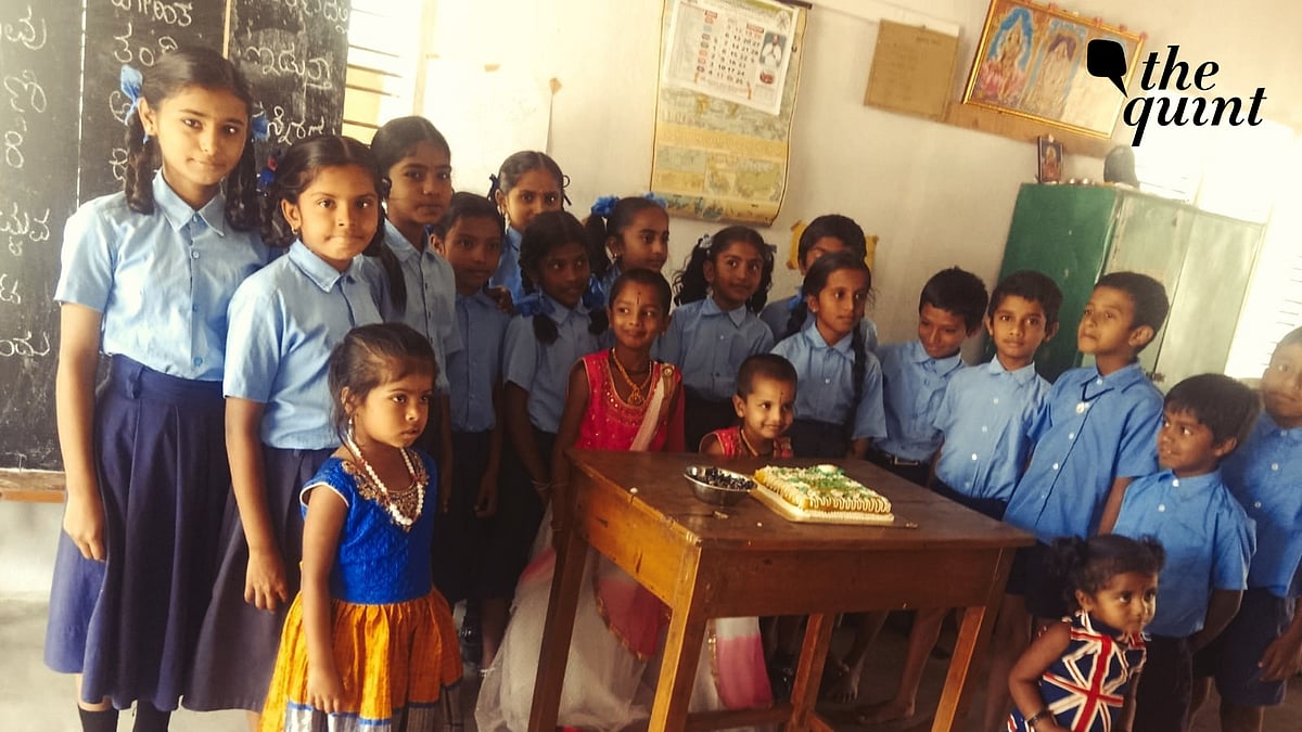 <div class="paragraphs"><p>Primary school students in their one-room school.</p></div>