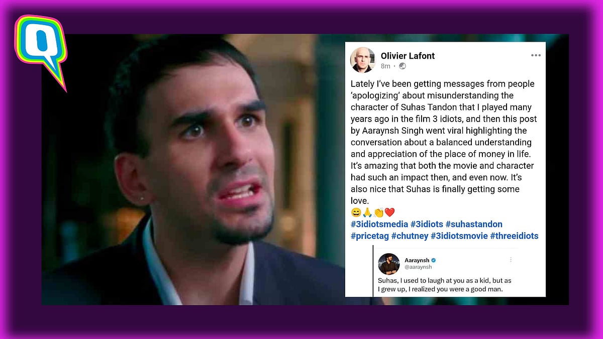 <div class="paragraphs"><p>Viral Tweet Apologises To 3 Idiot's Suhas; French Actor Olivier Lafont Reacts </p></div>