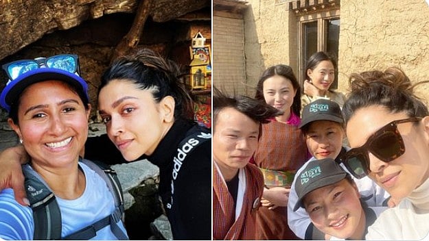 <div class="paragraphs"><p>Deepika Padukone with fans in Bhutan.</p></div>