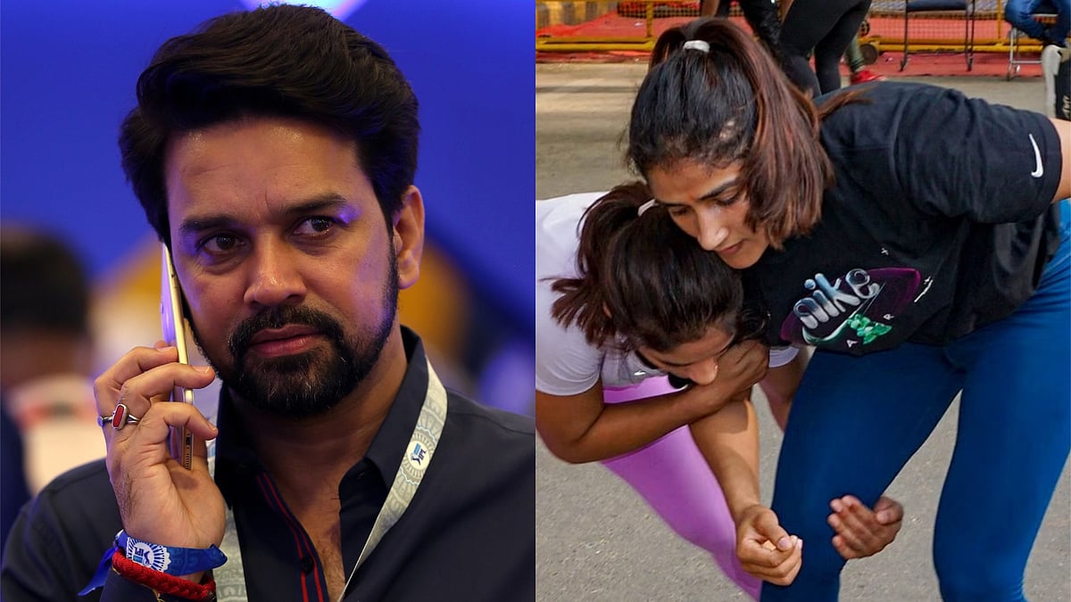 <div class="paragraphs"><p>Sports Minister Anurag Thakur claimed that the wrestlers could have approached the police before staging a dharna.</p></div>
