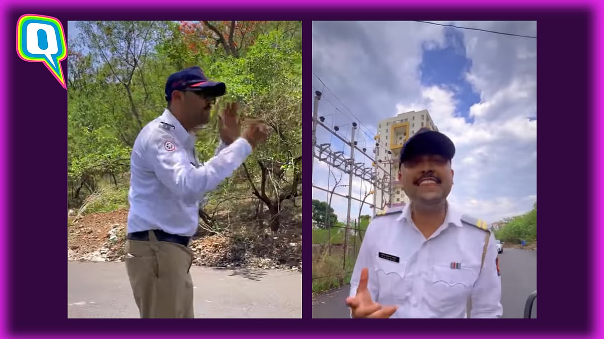 <div class="paragraphs"><p>Aatish Kharade, a police officer from Pune has created an entertaining, yet informative parody song to raise awareness about road safety.</p></div>