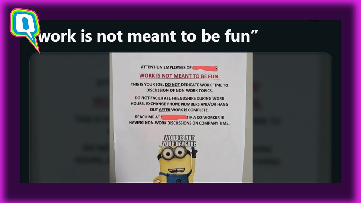 <div class="paragraphs"><p>'Work Should Be Anti-Fun': Viral Reddit User Shares Toxic Workplace Experience</p></div>