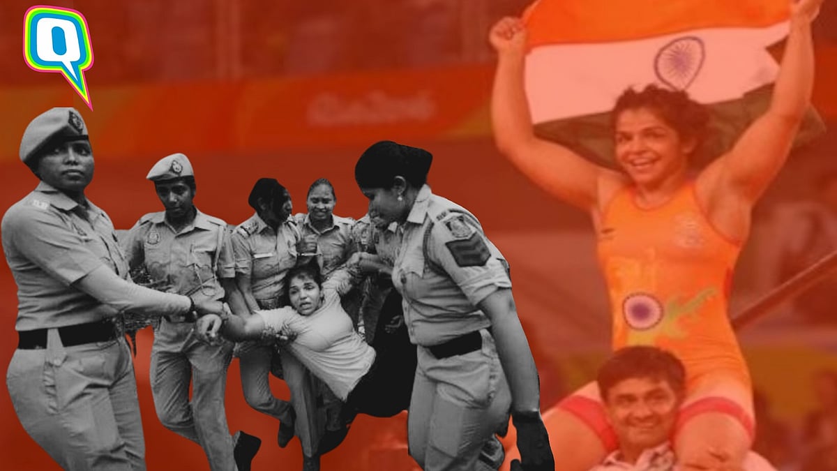 <div class="paragraphs"><p>On 28 May, wrestlers protesting at Delhi's Jantar Mantar were detained by the Delhi Police.</p></div>