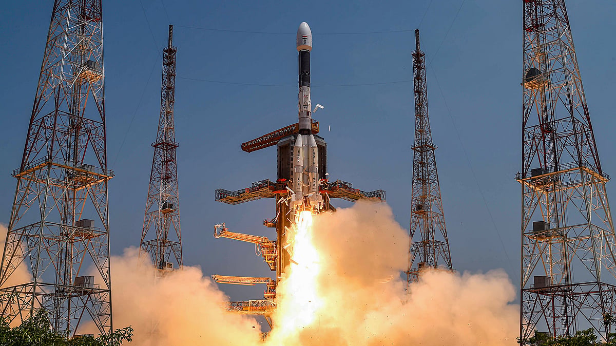 <div class="paragraphs"><p>ISRO's GSLV-carrying navigation satellite called NVS-01 lifted off from the Satish Dhawan Space Centre in Sriharikota on Monday, 29 May. </p></div>