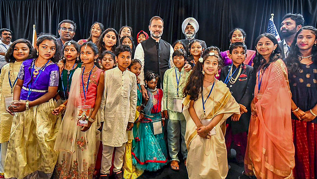 <div class="paragraphs"><p> Congress leader Rahul Gandhi during an interaction with the Indian diaspora, in San Francisco, USA. </p></div>
